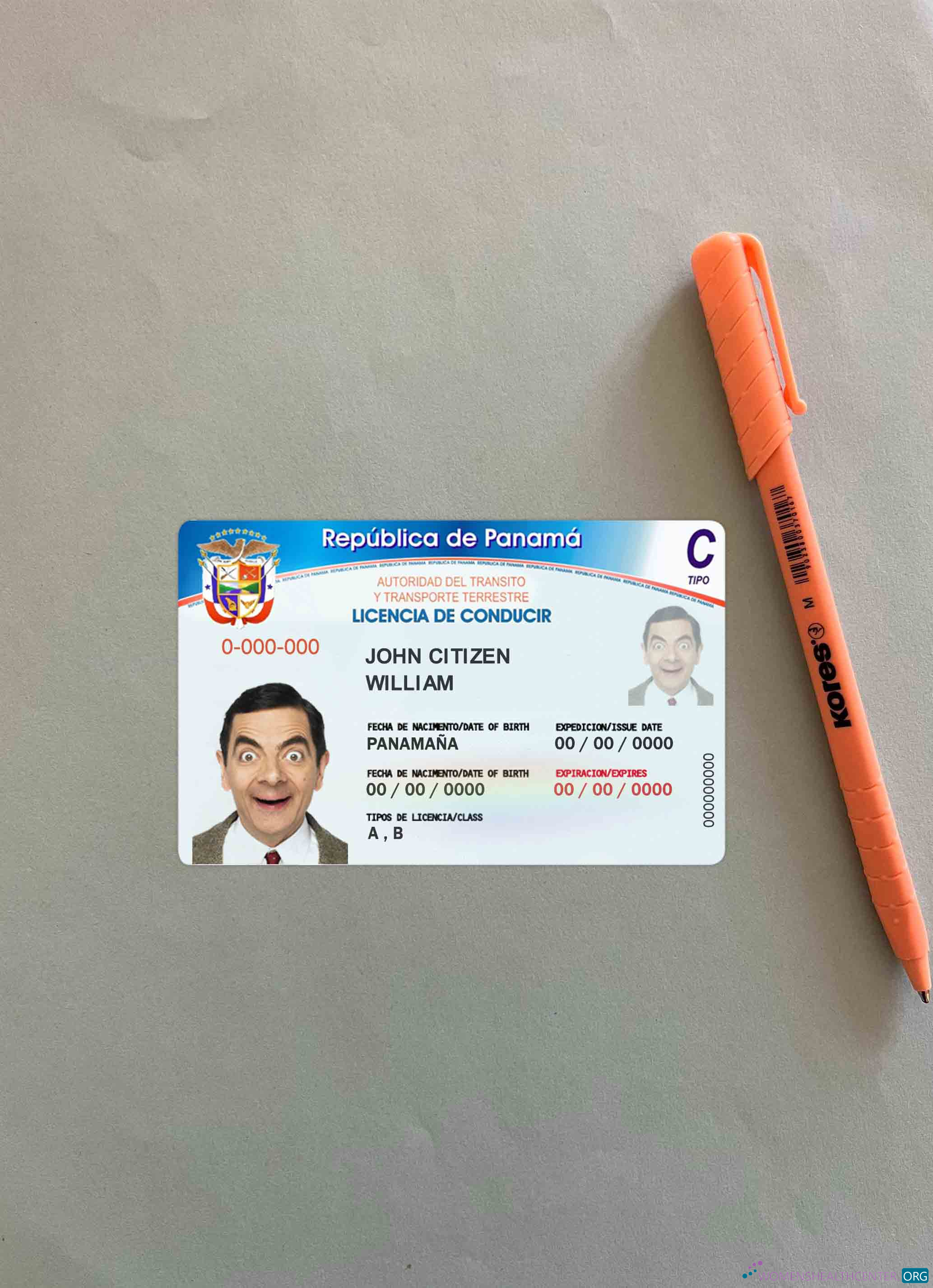 Download Panama DL photolook FRONT Photoshop template